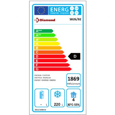 Table de conglation 2 portes GN 1/1 - classe Energie D - 900 x 700 x 880 mm