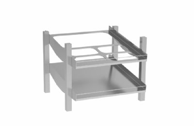 Distributeur self-service inox pour pain couverts et verres  poser - 715x690x665 mm