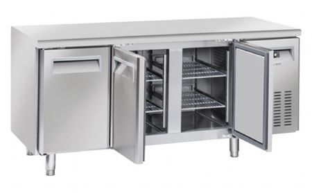 Table rfrigre ngative -22 / -18 325X410 3 portes inox 358L - 1800x600x850 mm