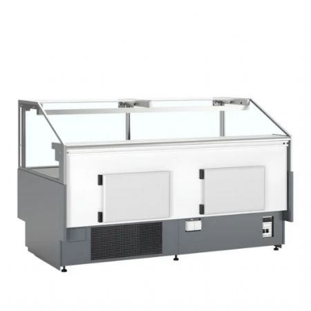 Vitrine rfrigre professionnelle avec plan de travail de 900 mm de profondeur R290 - 1923x1120x1190 mm