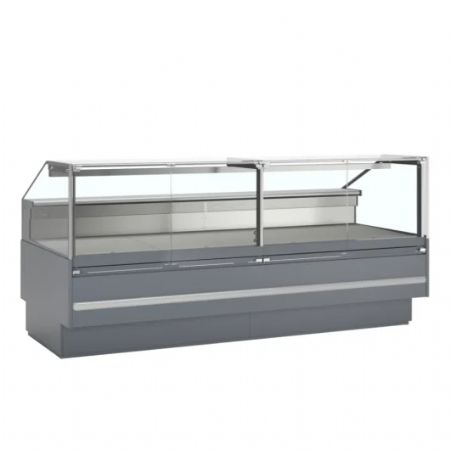 Vitrine rfrigre professionnelle avec plan de travail de 825 mm de profondeur 627 litres - 2548x1120x1190 mm