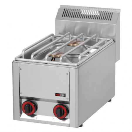 Cuisinire de restauration  gaz 2 feux 9 kW  poser