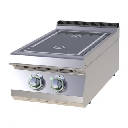 Cuisinire de restauration professionnelle 2 feux  induction