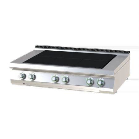 Cuisinire de restauration professionnelle lectrique  poser 6 feux 2,5kW chacun