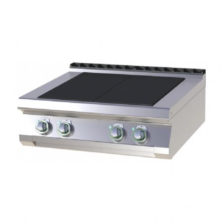 Cuisinire de restauration lectrique pro 4 feux  2,5kW chacun