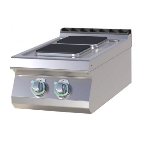 Cuisinire de restauration lectrique pro  poser 2 feux carrs 2,6kW chacun