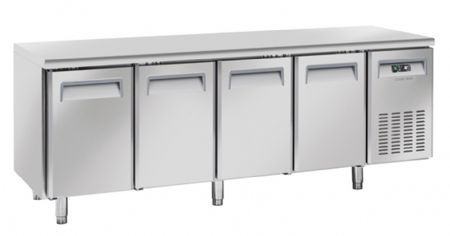 Table rfrigre positive -2 - +8 325x410 4 portes inox 485L - 2250x600x850 mm