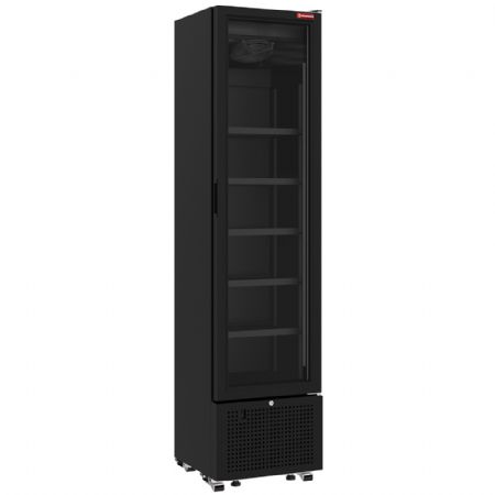 Vitrine positive 221 litres noire