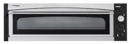 Four  pizza lectrique professionnel large inox 1 chambre 6 pizzas de 35 cm