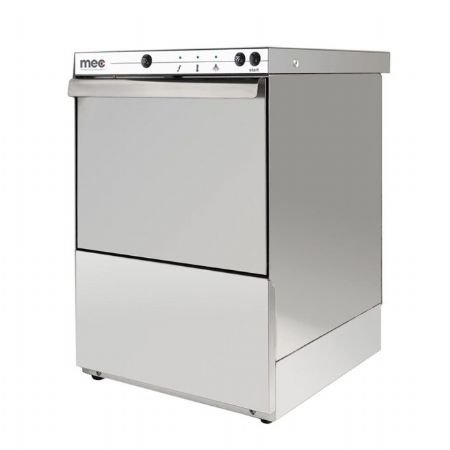 LAVE-VAISSELLE FRONTALE TRIPHAS AVEC DOSEUR DE PRODUIT DE RINAGE PANIER 500X500 MM - 550X600X825 MM