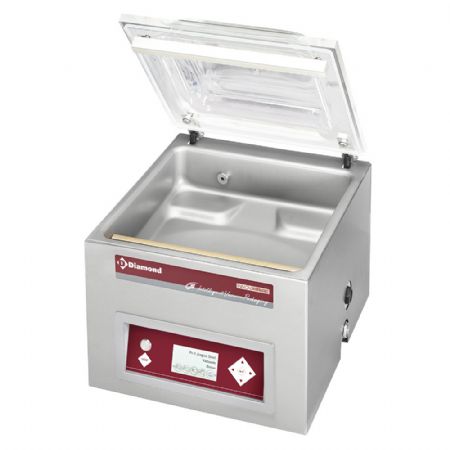 Machine sous-vide, cuve inox 420x370xh180 mm. -21 m3/h cran LCD 480x515x440 mm