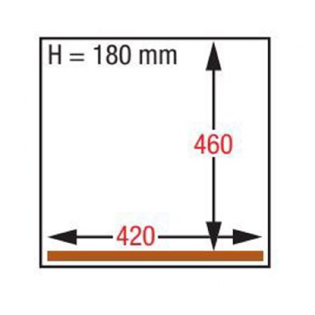 Machine sous-vide, cuve inox 420x460xh180 mm. -21 m3/h cran LCD 480x610x440 mm