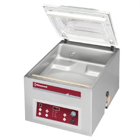 Machine sous-vide, chambre 420x460xh180 mm - 21 m3/h 480x610x440 mm