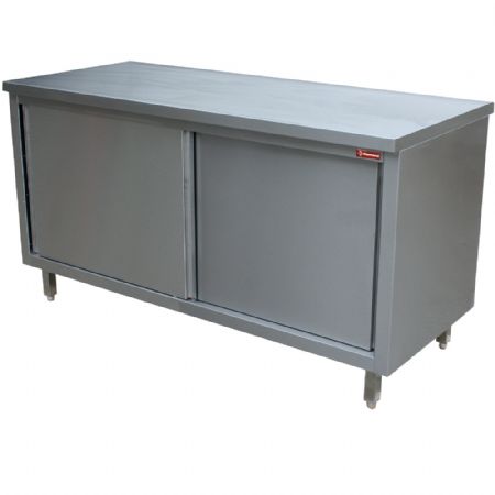 Table professionnelle armoire neutre portes coulissantes - 1400 x 700 x 880/900mm Table professionnelle armoire neutre portes coulissantes - 1400 x 700 x 880/900mm