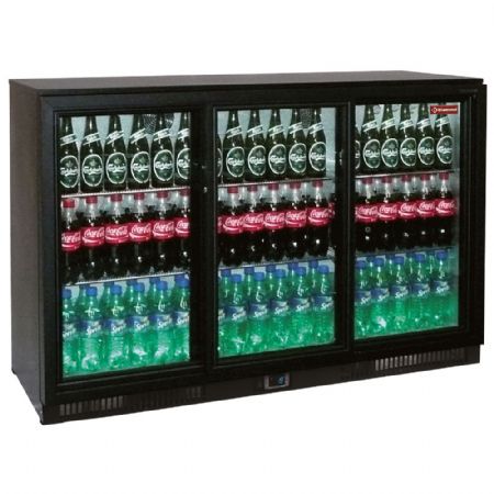 Refroidisseur de bouteilles, 3 portes coulissantes, 343 litres 1350x515x870 mm