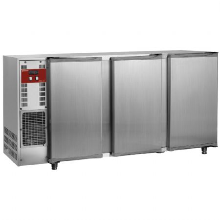 Refroidisseur de bouteilles, acier inox, 3 portes,  579 litres 2065x565x890/905 mm