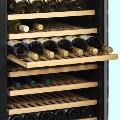 Cave  vin professionnelle avec une porte vitre - 165 bouteilles
