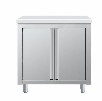 Meuble bas inox 2 portes battantes - 800x600x850mm Meuble bas inox 2 portes battantes - 800x600x850mm