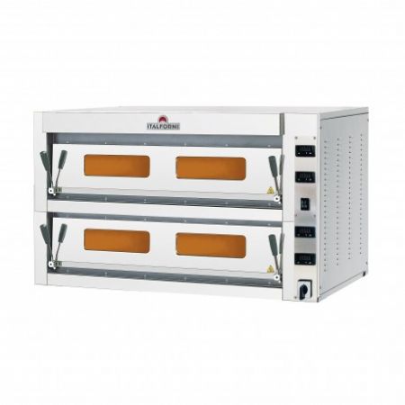 Four  pizza - Srie TK - 2 chambres - 12 pizzas - Profondeur 940 mm Commandes - Digitales