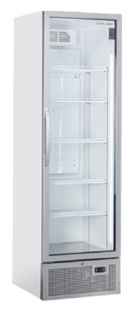 Armoire rfrigre positive +1  +10 professionnel porte vitre blanc 441 L - 595x680x2018 mm