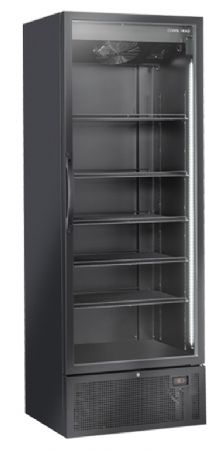 Armoire rfrigre positive +1  +10 professionnel porte vitre noire 735 L - 780x705x2202 mm