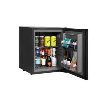 Rfrigrateur mini-bar professionnel noir 0  +10C avec 1 porte 26 litres - 402x438x500 mm