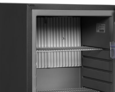 Rfrigrateur minibar noir avec une porte vitre 26 L - 402 x 432 x 500 mm