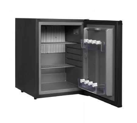 Rfrigrateur mini-bar positif professionnel noir avec 1 porte battante - 402x463x560 mm