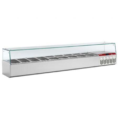 Ensemble table frigo & Saladette rfrigre  2020x720(800)x856/950(1485) mm