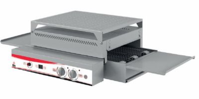 Toaster convoyeur professionnel traversant - 650 toats/heure - 1258x575x335 mm