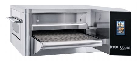 Four convoyeur  pizza gaz professionnel 1 chambre 43 pizzas de 32 cm