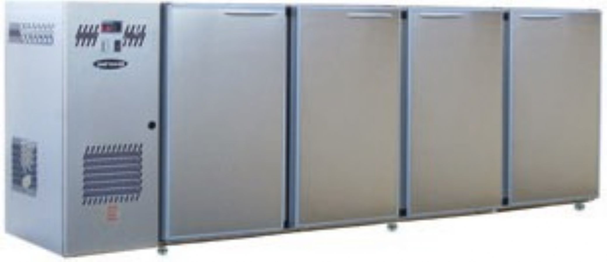 Arrire-bar Inox - Srie CLASSIC - Groupe log - 4 moyennes portes pleines - 610 litres - U54MI