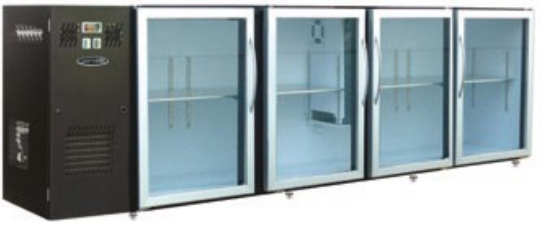 Arrire-bar Skinplate - Srie LEDS - Groupe log - 4 larges portes vitres - 967 litres - U74LVS