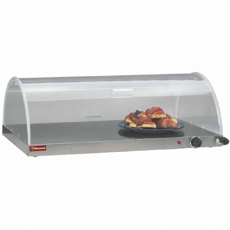 Chauffe croissants avec coupole 920x520x330 mm