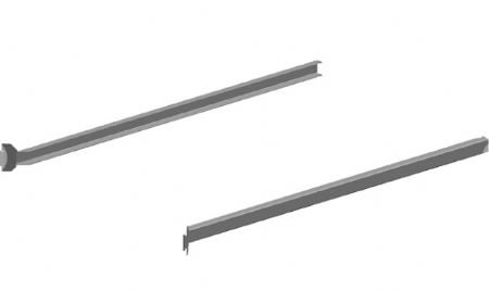 Rail de guidage pour grille pour SCH 490x180x12 mm