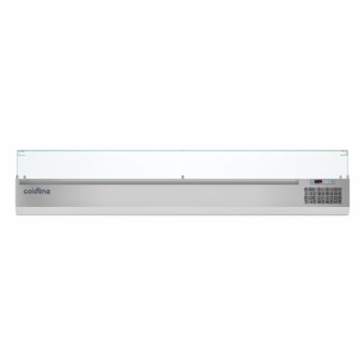 Vitrine rfrigre positive avec vitrage pour bacs GN 1/4 - Prof. 320 - VP2513N-2