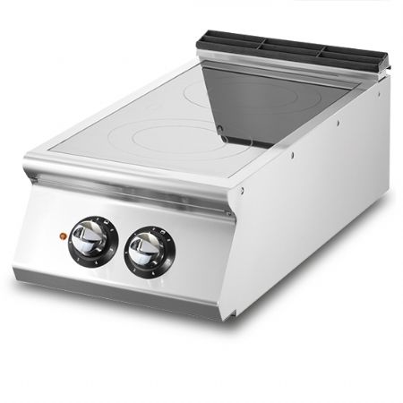 Plaque induction professionnelle  poser 2 zones de cuisson diamtre 220 mm chaque 5 0 kW