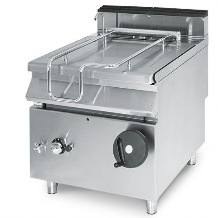 Sauteuse professionnelle basculante gaz capacit 60 litres avec cuve en inox