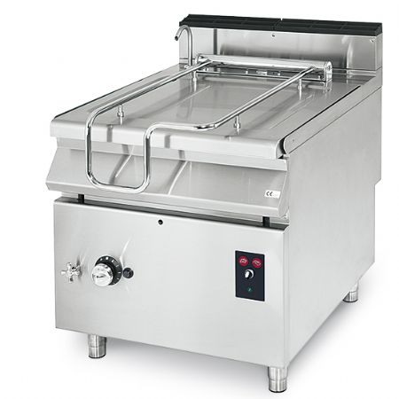 Sauteuse professionnelle basculante gaz motorise capacit 60 litres avec cuve en inox