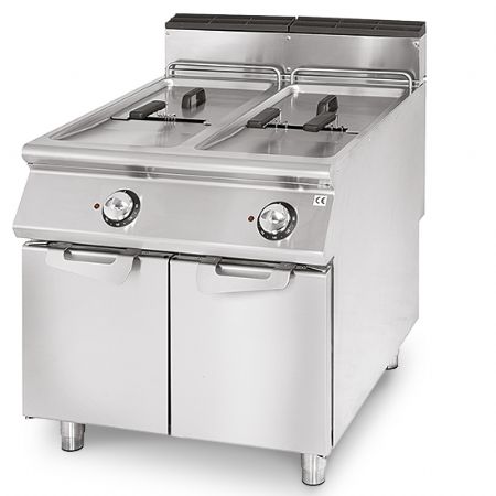 Friteuse professionnelle lectrique capacit 2x 17 litres