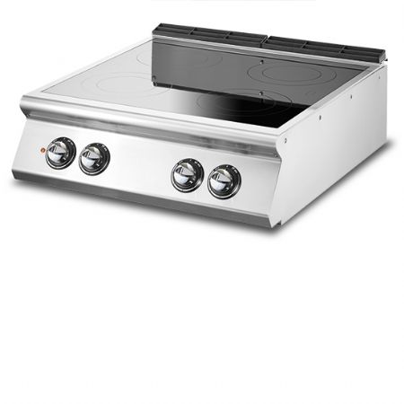 Plaque induction professionnelle  poser 4 zones de cuisson diamtre 220 mm chaque 5 0 kW