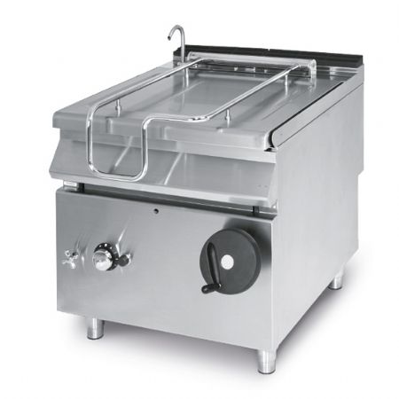 Sauteuse professionnelle basculante gaz capacit 80 litres avec cuve en inox