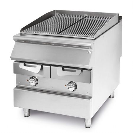 Grillade lectrique zone de cuisson en inox viande/poisson