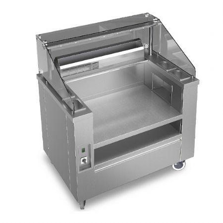 Stations de cuisine ouverte de pte 1115 mm avec cuisseur  ptes 24 litres et aspiration intgre