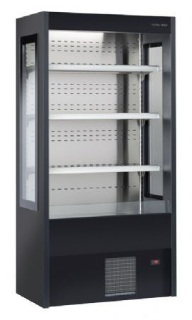 Armoire murale noire rfrigre 350 L positive -1/+7 - 1000x570x2000 mm