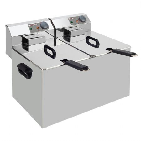 Friteuse de table lectrique 2x 7 litres