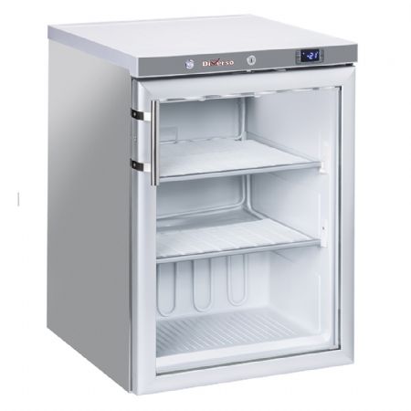 Conglateur porte vitre 200 litres - acier inox