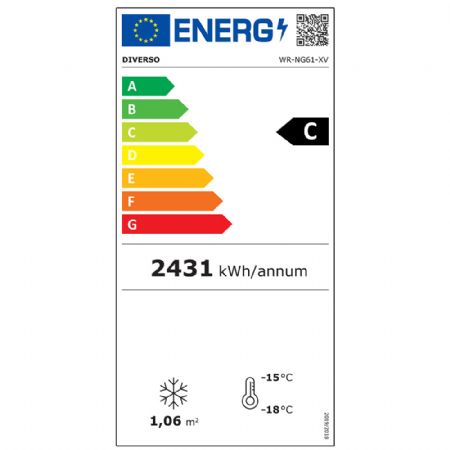 Armoire conglateur porte vitre 600 litres - Acier inox