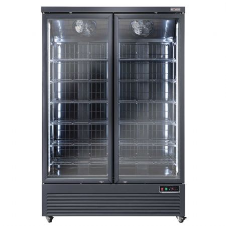 Vitrine Freezer verticale 1084 litres - noire