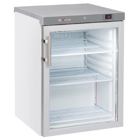 Frigo ventil porte vitre 200 Litres - blanc